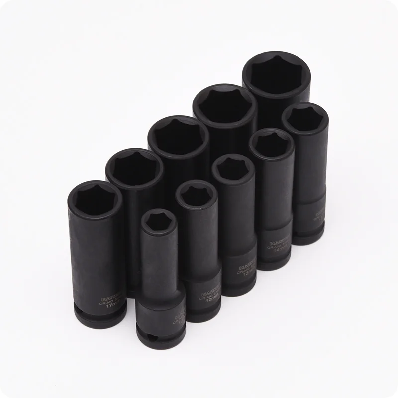 JUEGO DE DADOS DE IMPACTO 1/2 LARGOS — JUEGO DE DADOS DE IMPACTO 1/2" LARGOS 10PZS - HARDEN