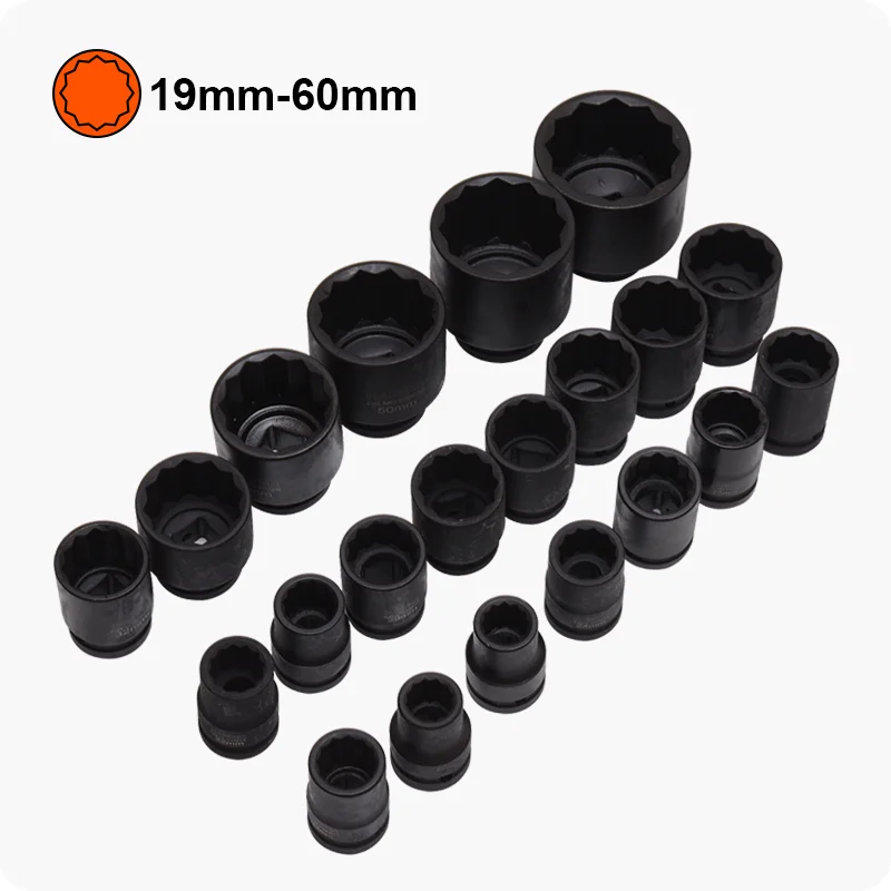 JUEGO DE DADOS DE PUNTA DE IMPACTO — JUEGO DE DADOS (SOCKET) CON MALETIN 27PZS 3/4" - HARDEN