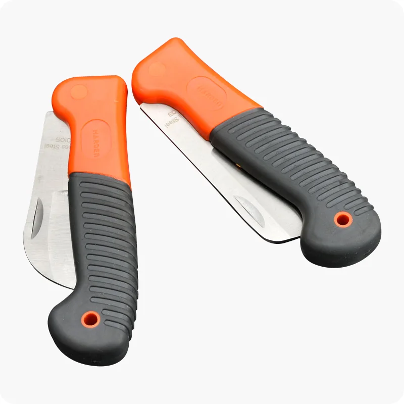 CUCHILLO PELACABLE — CUCHILLO PELACABLE RECTO PLEGABLE 195mm (8") - HARDEN