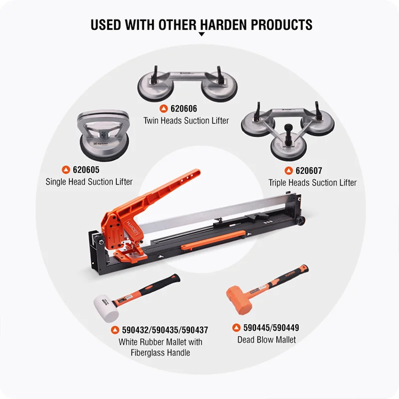 CORTADOR DE AZULEJOS — CORTADOR DE AZULEJOS 800mm ALTA RESISTENCIA - HARDEN