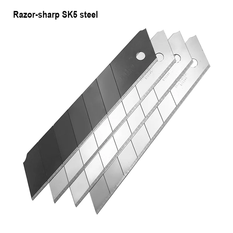 CUCHILLAS PARA EXACTO 18MM — HOJILLAS PARA EXACTO 18x100mm CAJA DE 10 - HARDEN