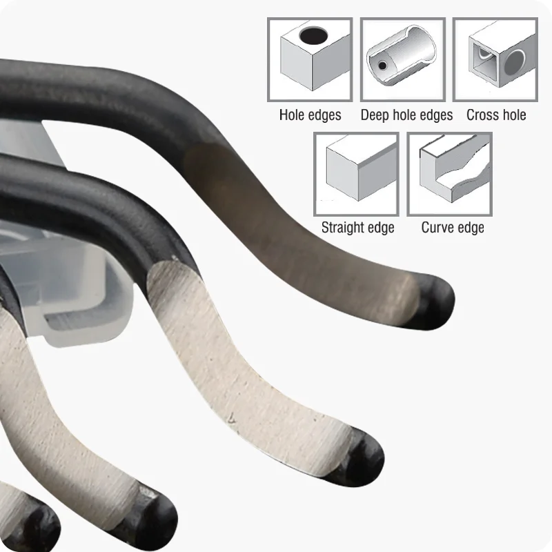 HOJILLA PARA CORTADOR DE REBARBA — HOJILLAS PARA CORTADOR DE REBARBA 48mm CAJA DE 10 - HARDEN