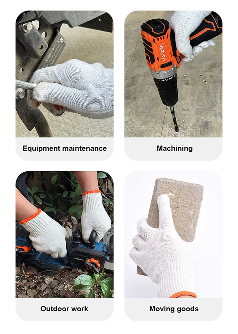GUANTES DE ALGODON — GUANTE DE ALGONDON 10" (PAR) - HARDEN