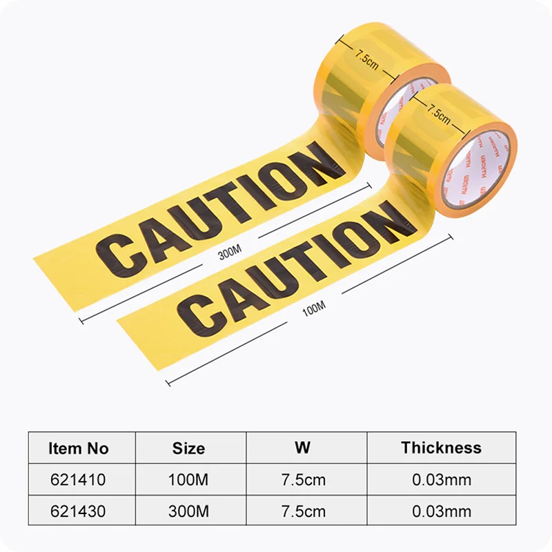 CINTA DE ADVERTENCIA DE SEGURIDAD (CAUTION) — CINTA DE ADVERTENCIA DE SEGURIDAD (CAUTION) 7.5CM X 100M