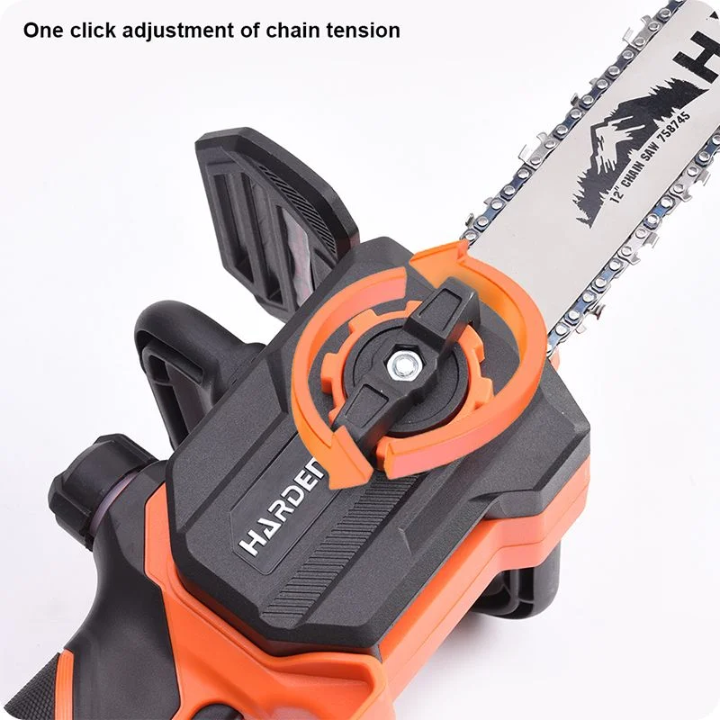 MOTOSIERRA INALAMBRICAS — MOTOSIERRA 20V 8" (200mm) CON BATERIA (4.0Ah) Y CARGADOR - HARDEN