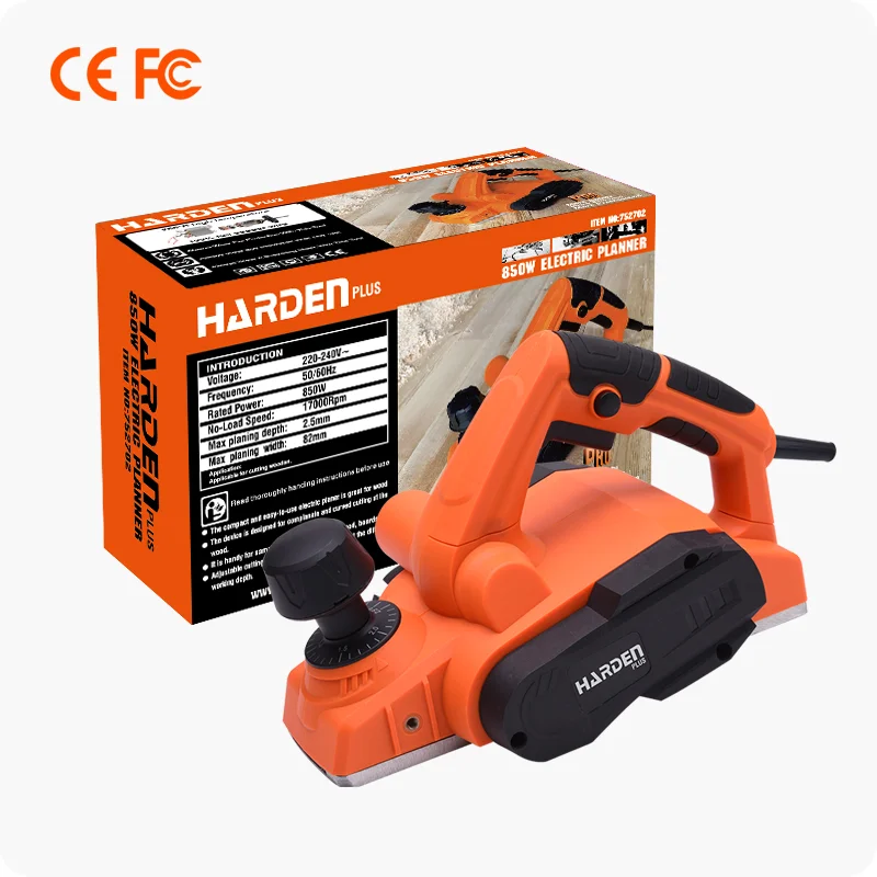 CEPILLADORA ESTÁNDAR — CEPILLO ELECTRICO PARA MADERA 850W 16.000RPM - HARDEN