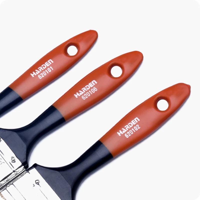 JUEGO DE BROCHAS — JUEGO DE BROCHAS MANGO PLASTICO 3PZS 1", 1-1/2" Y 2" - HARDEN