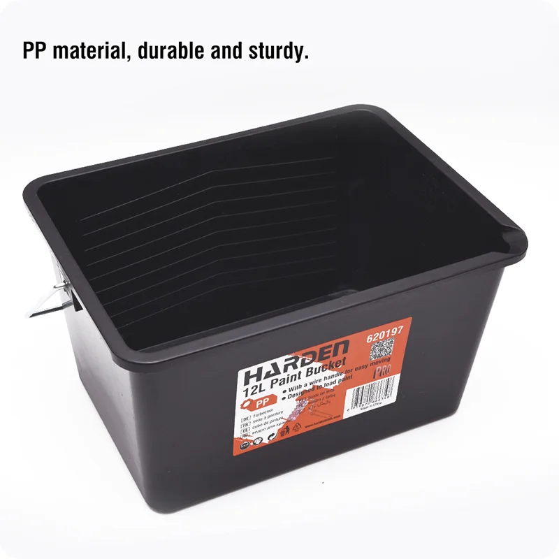 CUBO PARA PINTURA — CUBO PARA PINTURA 12LT PP 345x265x195mm - HARDEN