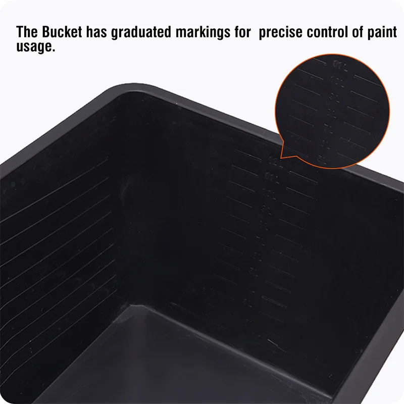 CUBO PARA PINTURA — CUBO PARA PINTURA 12LT PP 345x265x195mm - HARDEN