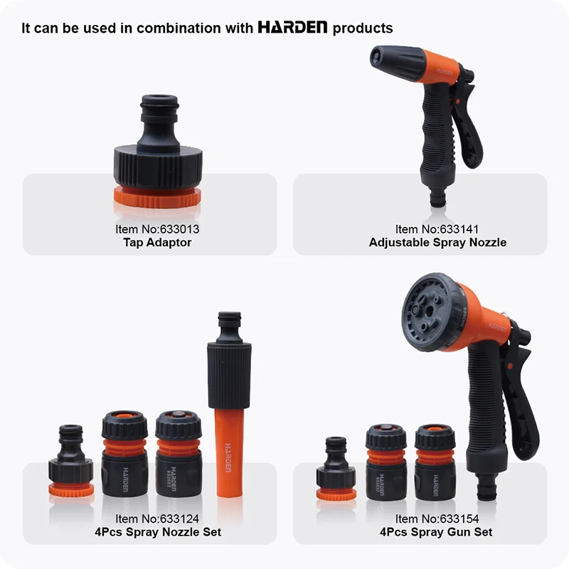 MANGUERA DE PVC — MANGUERA DE PVC CON REFUERZO DE POLIESTER 1/2" x 30M 5 CAPAS 2mm - HARDEN