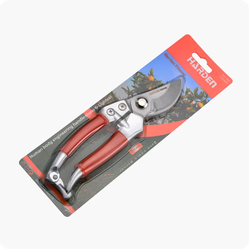 TIJERAS DE JARDINERIA — TIJERA PARA PODAR 200mm HOJA DE ACERO INOXIDABLE - HARDEN