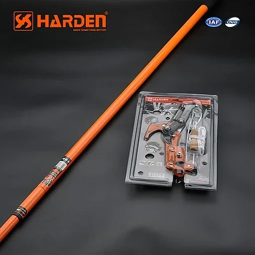 PODADORES DE ARBOLES — PODADORA DE ARBOLES SIERRA Y TIJERA CON MANGO TELESCOPICO 1.50M A 3.0M - HARDEN