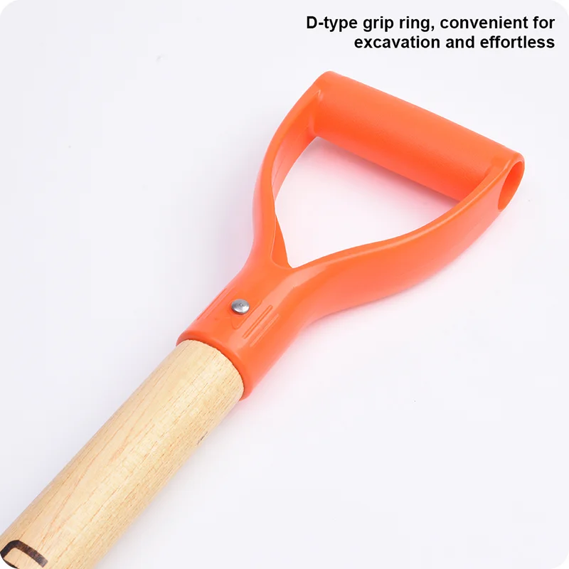 PALA PUNTA REDONDA CON MANGO — PALA PUNTA REDONDA CON MANGO DE MADERA CALIBRE 1.5mm - HARDEN