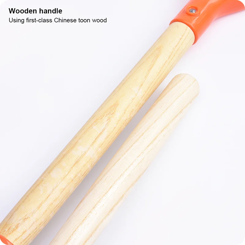 PALA PUNTA REDONDA CON MANGO — PALA PUNTA REDONDA CON MANGO DE MADERA CALIBRE 1.5mm - HARDEN