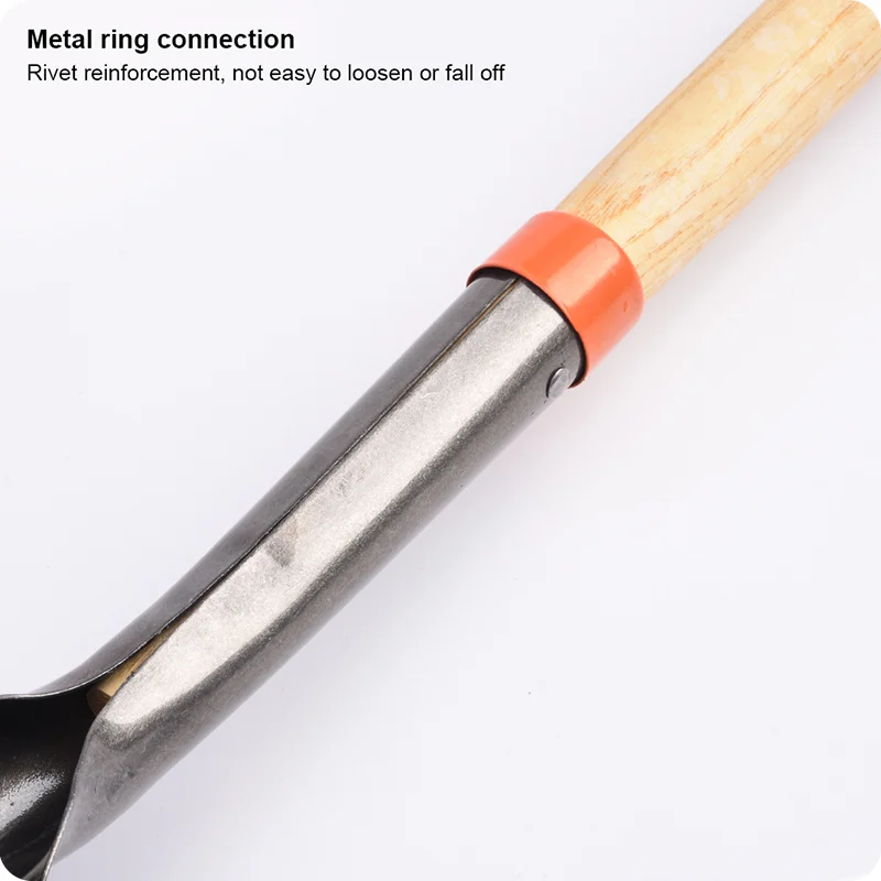 PALA PUNTA REDONDA CON MANGO — PALA PUNTA REDONDA CON MANGO DE MADERA CALIBRE 1.5mm - HARDEN