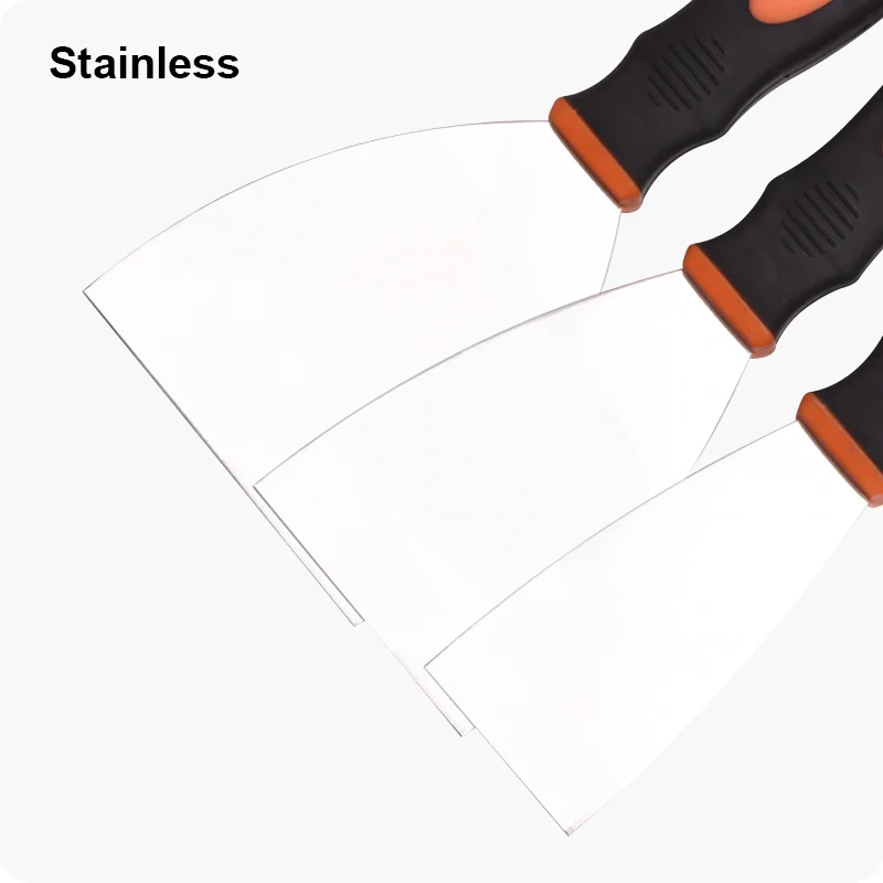 ESPATULAS ESTÁNDAR — ESPATULA DE ACERO INOXIDABLE CON MANGO ERGONOMICO Y PUNTA PARA GOLPEO 25mm (1") - HARDEN