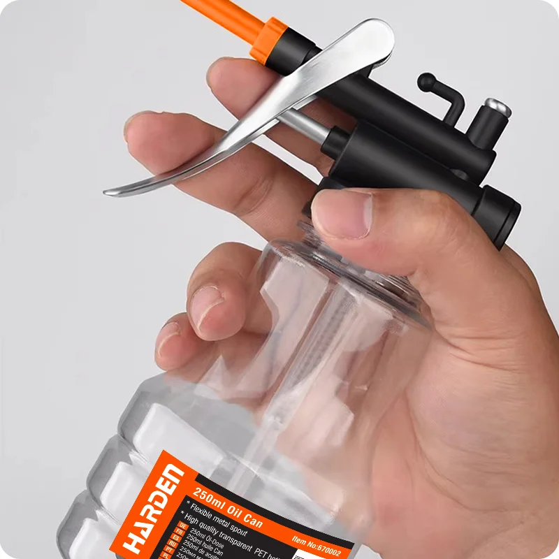 ACEITERAS DE MANO — ACEITERA CON CUERPO DE PET 250ML - HARDEN
