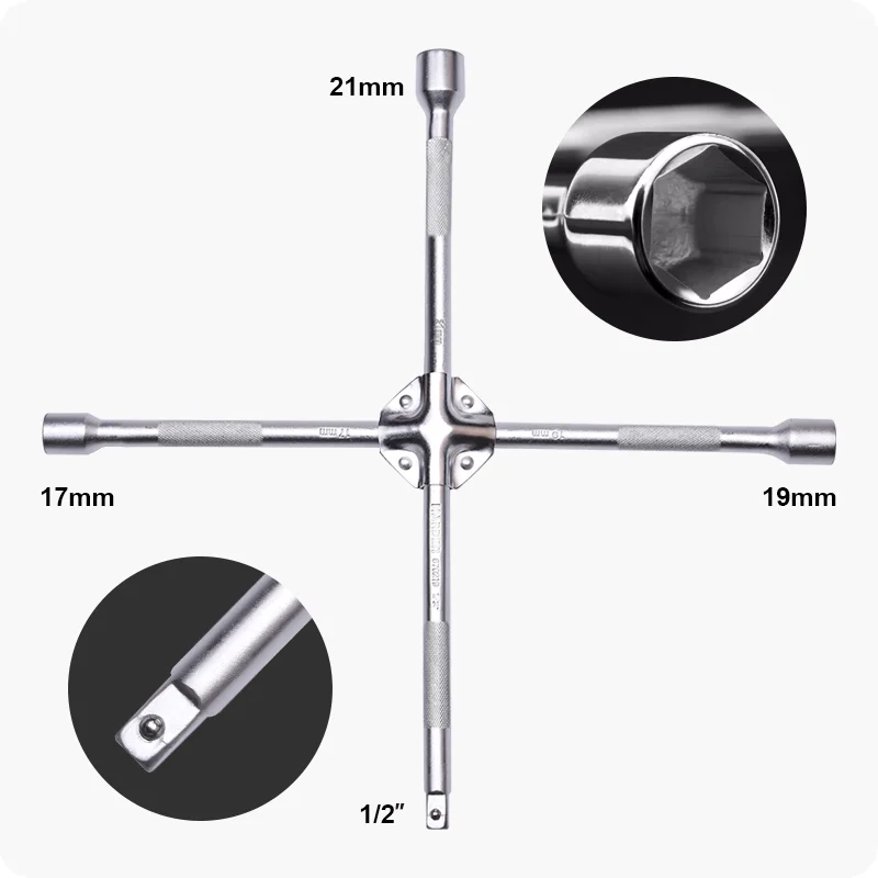 LLAVES DE CRUZ — LLAVE DE CRUZ 18" M17 / M19 / M21 / Dr 1/2 - HARDEN