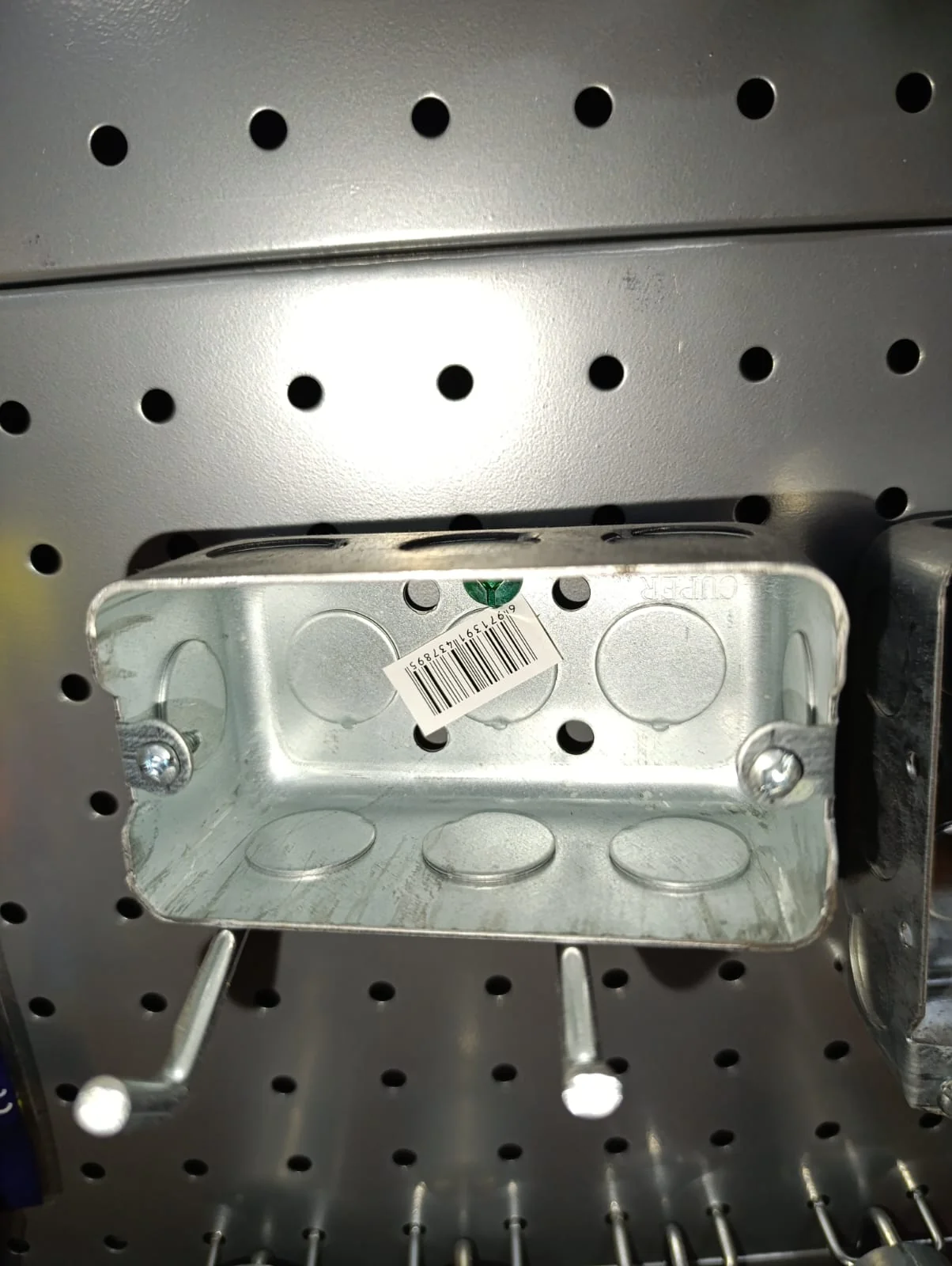 CAJETILLAS ELECTRICAS METALICAS — 2" X 4" · CINCADO